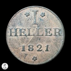 Frankfurt 1821 1 Heller
