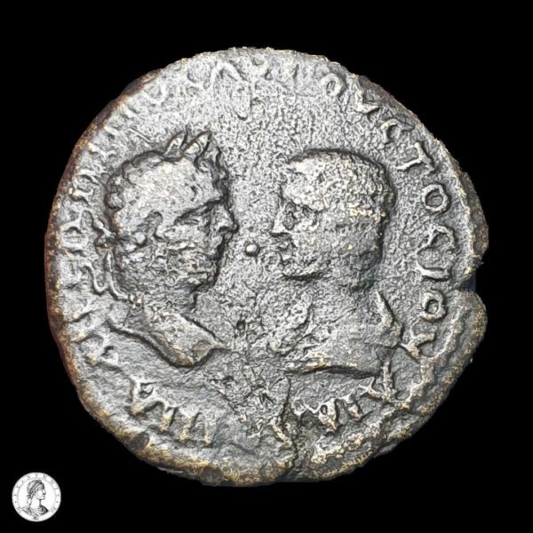 Provincias Romanas Moesia Inferior, Marcianópolis Caracalla y Julia Domna (198-217 d.C.) 215 d.C. Pentassarion