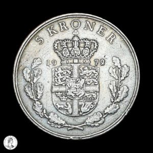Dinamarca 1972 5 Coronas