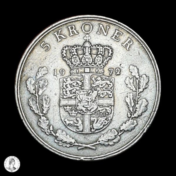 012358r Dinamarca 1972 5 Coronas