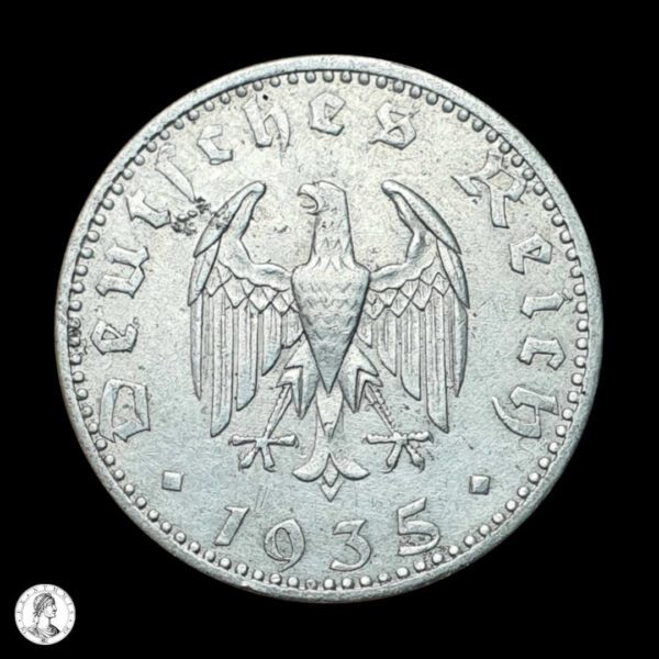 012376a Alemania 1935 A 50 Reichspfennig