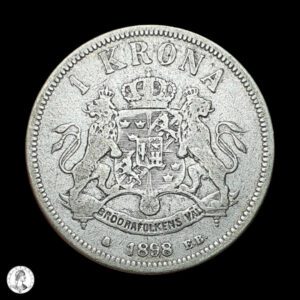 Reinos Unidos De Suecia Y Noruega 1898 1 Corona