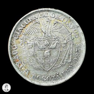 Colombia 1907 50 Centavos