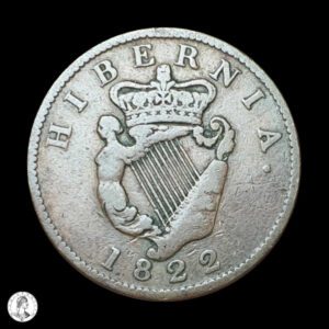 Irlanda Jorge IV (1820-1830) 1822 1/2 Penique