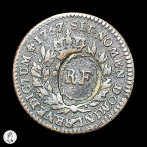 Guadalupe Colonia Francesa 1793 3 Sols 9 Deniers