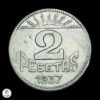 012394r España Consejo De Asturias Y León 1937 2 Pesetas