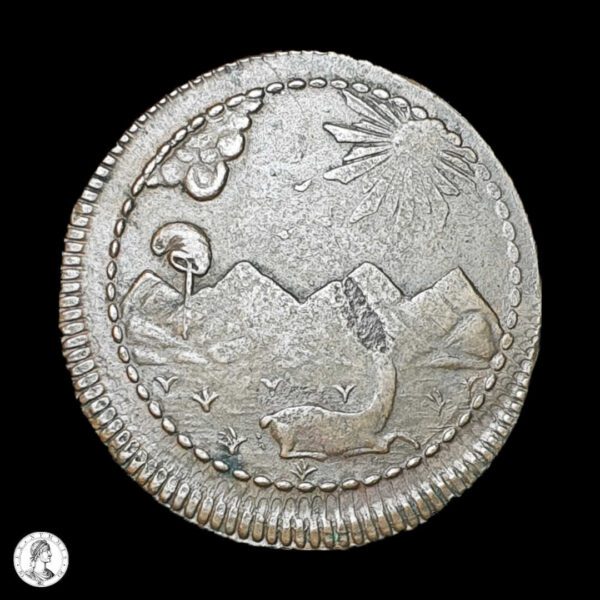 Perú 1823 1/4 Peso