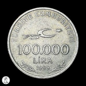 Turquía 1999 100.000 Liras
