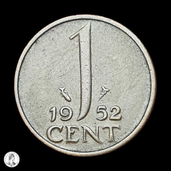 011424r Países Bajos 1952 1 Centavo