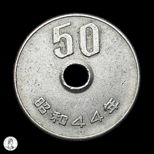 011425r Japón Año 44 Showa (1969) 50 Yenes