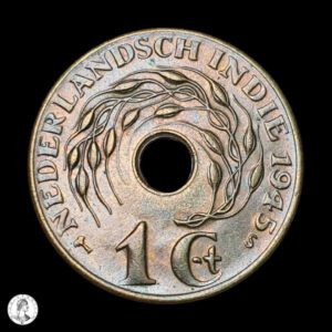 Indias Orientales Neerlandesas 1945 1 Centavo