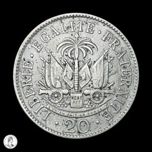 Haití 1907 20 Céntimos