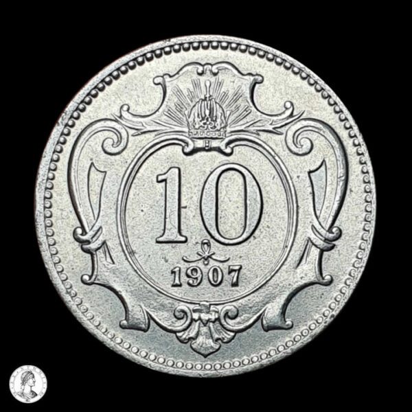 012464r Imperio Austrohúngaro 1907 10 Hellers