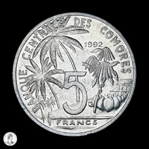 Islas Comoras 1992 5 Francos