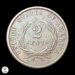 Estados Unidos 1864 2 Centavos
