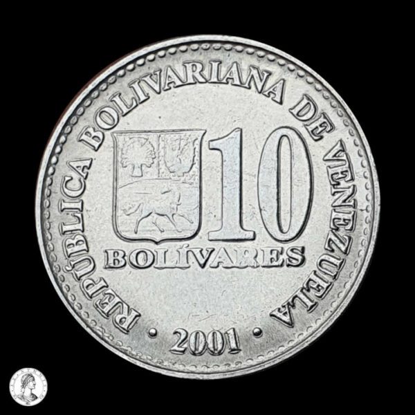 002007r Venezuela 2001 10 Bolívares