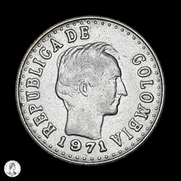 002012a Colombia 1971 20 Centavos