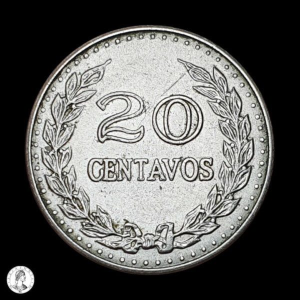002012r Colombia 1971 20 Centavos
