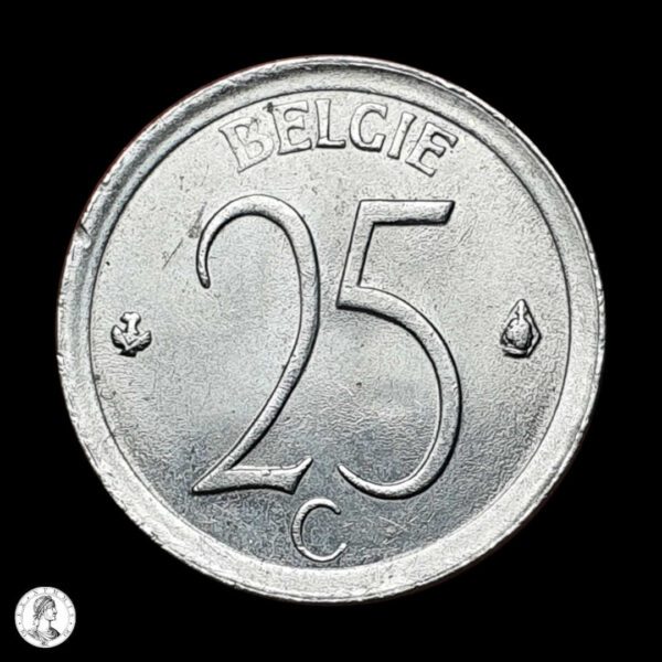 002017r Bélgica 1964 25 Céntimos