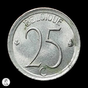 Bélgica 1974 25 Céntimos