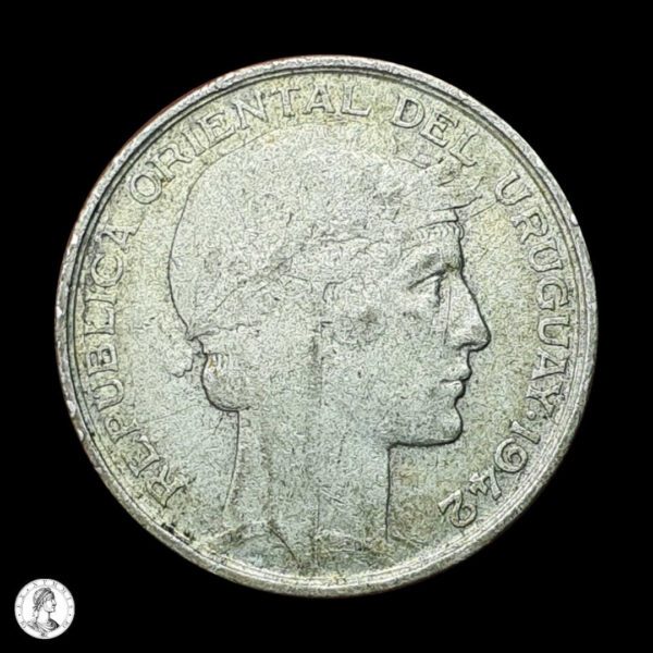 007022a Uruguay 1942 20 Centésimos