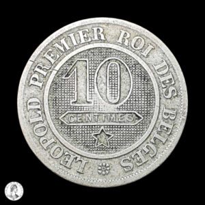 Bélgica 1862 10 Céntimos