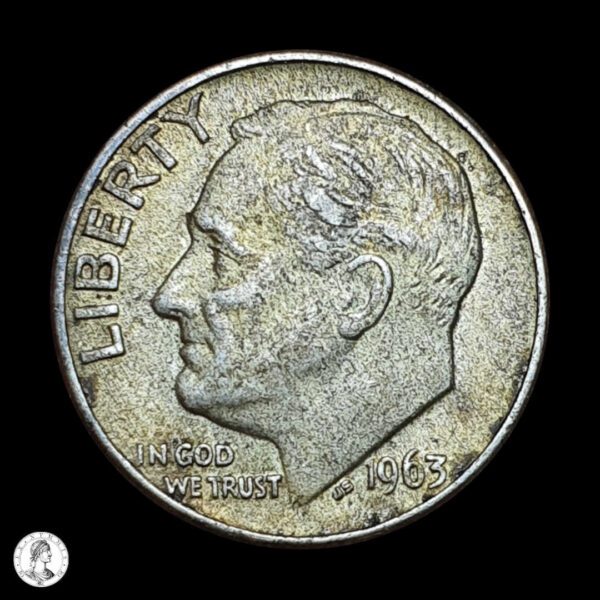 000263a Estados Unidos 1963 D 1 Dime