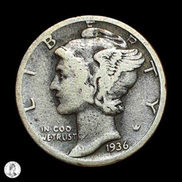 Estados Unidos 1936 1 Dime