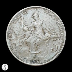 Francia 1917 5 Céntimos