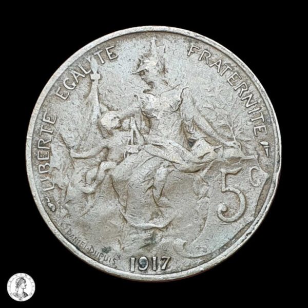Francia 1917 5 Céntimos