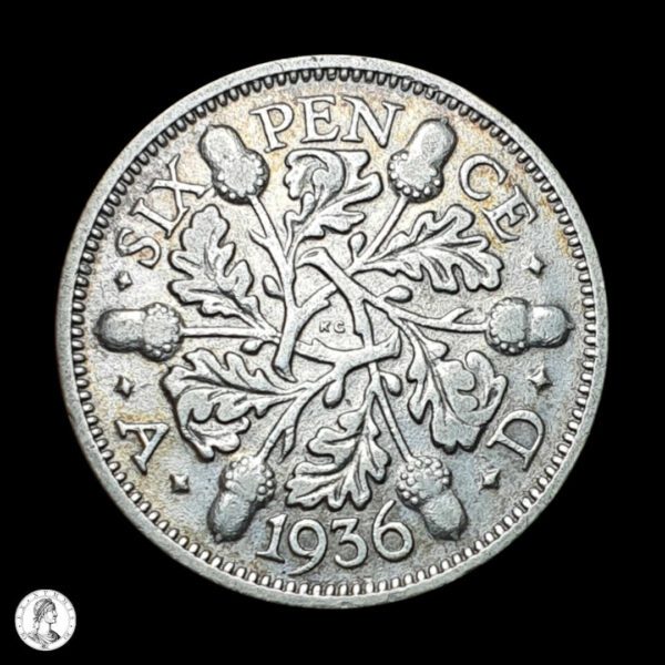 002397r Reino Unido Jorge V (1910-1936) 1936 6 Peniques