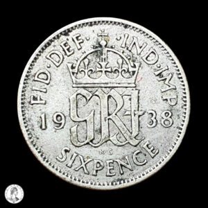 Reino Unido Jorge VI (1936-1952) 1938 6 Peniques