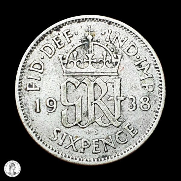 002412r Reino Unido Jorge VI (1936-1952) 1938 6 Peniques
