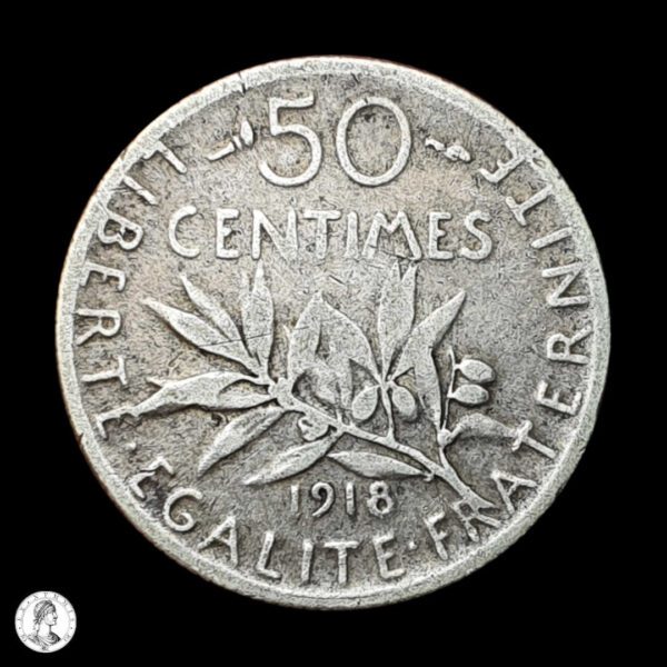 002495r Francia 1918 50 Céntimos