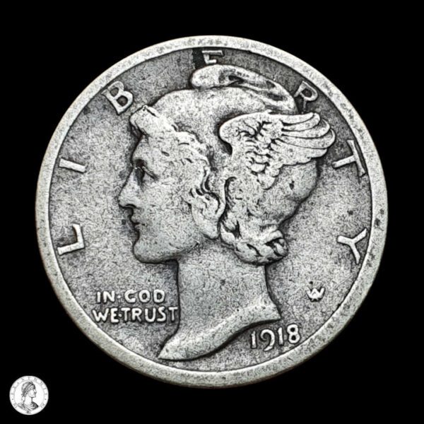 002499a Estados Unidos 1918 1 Dime