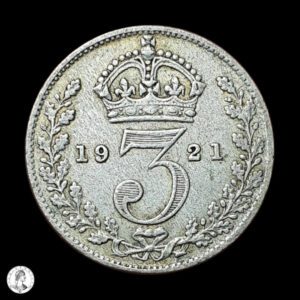 Reino Unido Jorge V (1910-1936) 1921 3 Peniques