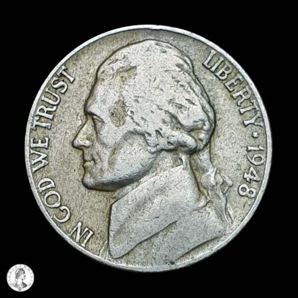 004190a Estados Unidos 1948 5 Centavos