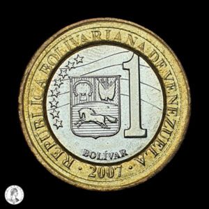 Venezuela 2007 1 Bolívar