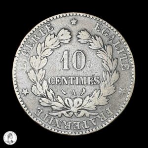 Francia 1897 10 Céntimos