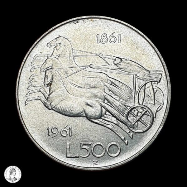 007709r Italia 1961 R 500 Liras