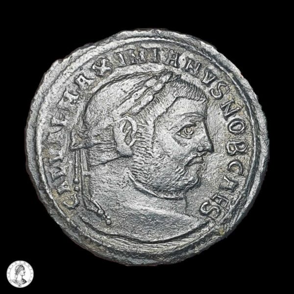 011831a Imperio Romano Galerio César (293-305 D.C.) 303 D.C. Follis