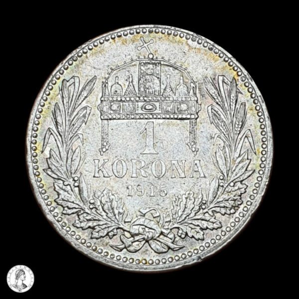 012421r Imperio Austrohúngaro Francisco José I (1848-1916) 1915 1 Corona