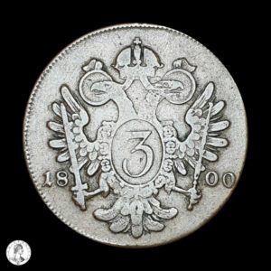 Austria Francisco II (1792-1806) 1800 B 3 Kreuzer