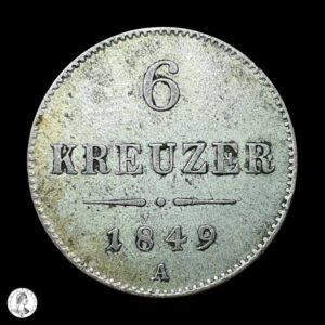 Austria Francisco José I (1848-1916) 1849 A 6 Kreuzer
