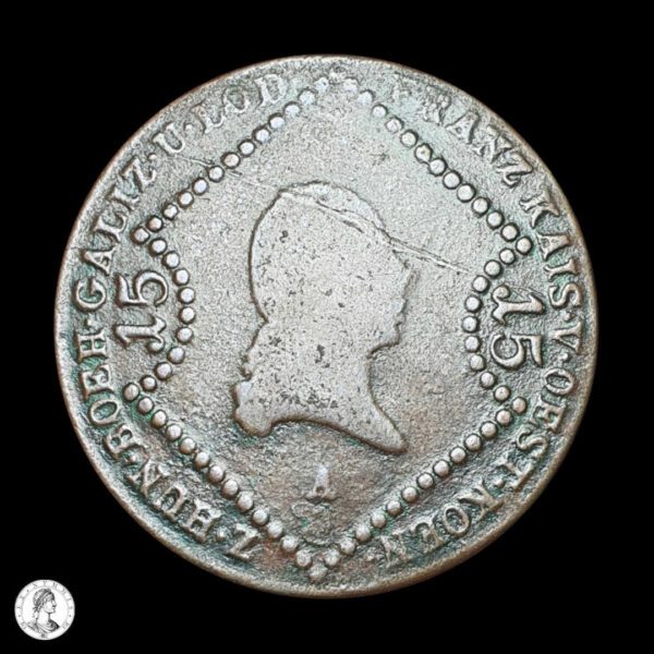 012433a Austria Francisco I (1804-1835) 1807 A 15 Kreuzer