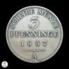 Prusia Federico Guillermo IV (1840-1861) 1857 A 3 Pfennig