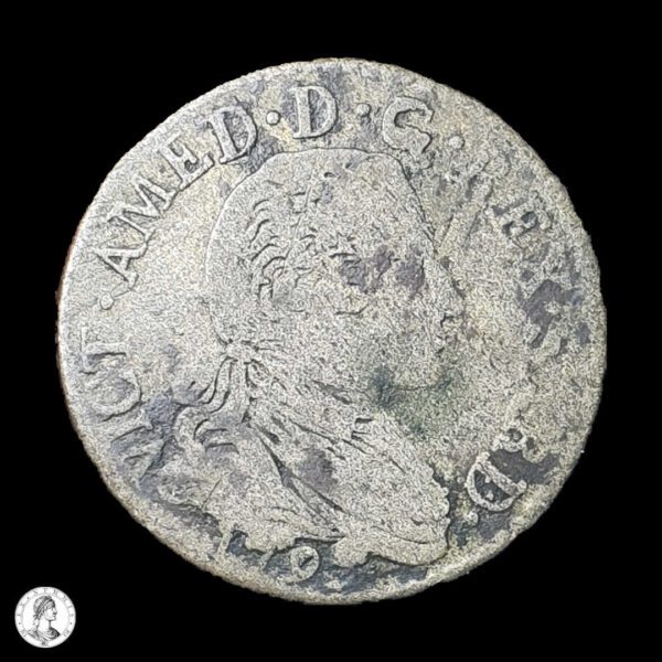 012530a Saboya Víctor Amadeo III (1773-1796) 1795 20 Soldi
