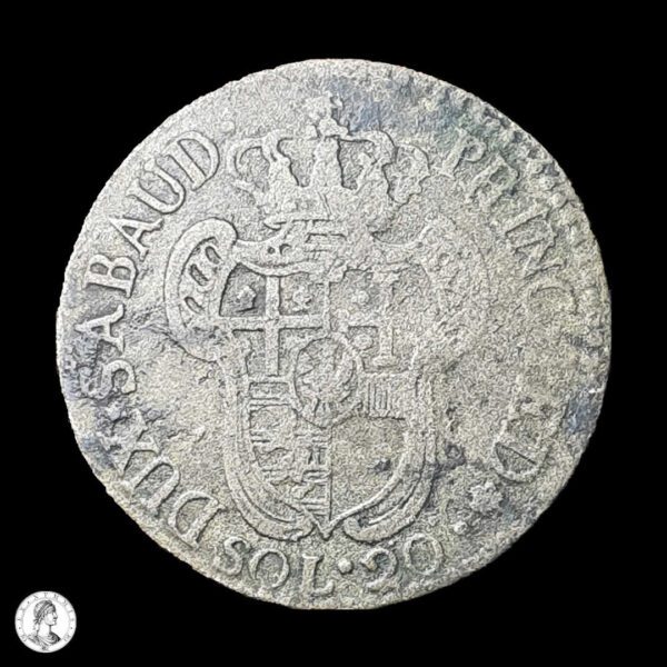 012530r Saboya Víctor Amadeo III (1773-1796) 1795 20 Soldi