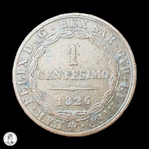 Cerdeña Carlos Félix (1821-1831) 1826 P 1 Centésimo