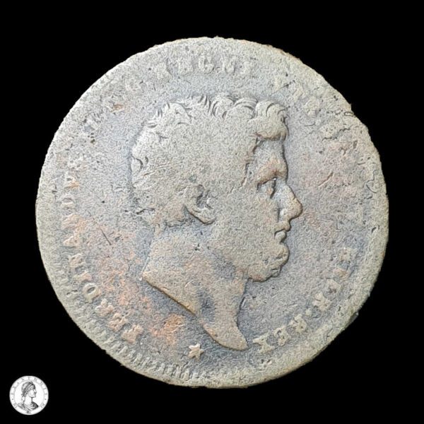 012550a Dos Sicilias Fernando II (1830-1859) 1839 2 Tornesi